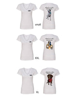 3 Women V-neck t-shirt for Lori Haley